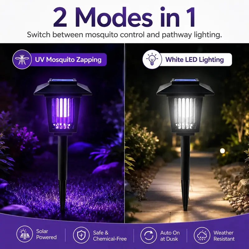 🔥Solar Mosquito Zapper Light