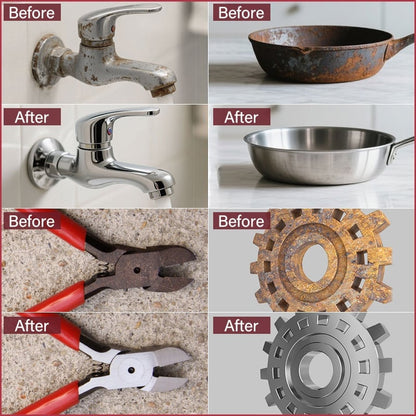 2026 SALE - NANO METAL RUST REMOVER POLISHING SPRAY FOR TOOLS, CARS, BIKES, GRILLS, BOLTS, FIREARMS & MORE
