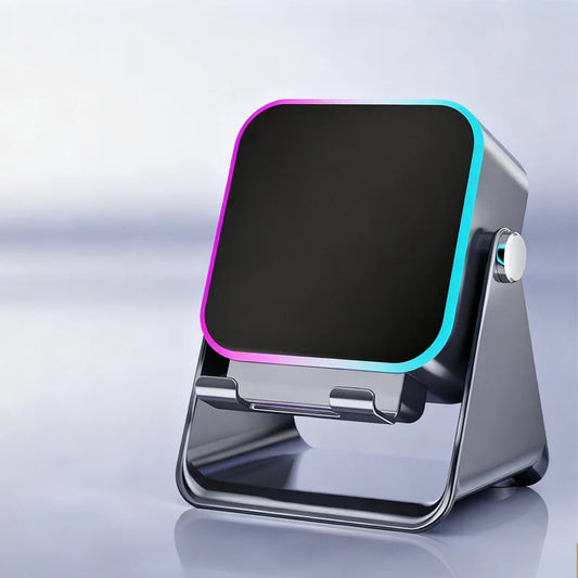 🎶📱 5-in-1 Wireless Induction Speaker with Adjustable Phone Stand