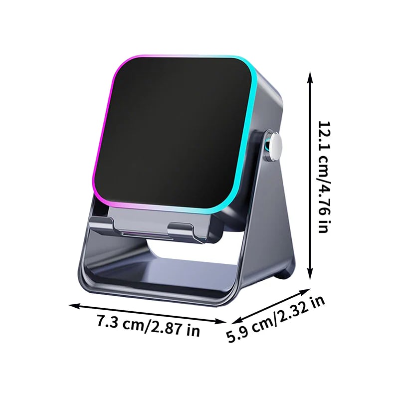🎶📱 5-in-1 Wireless Induction Speaker with Adjustable Phone Stand