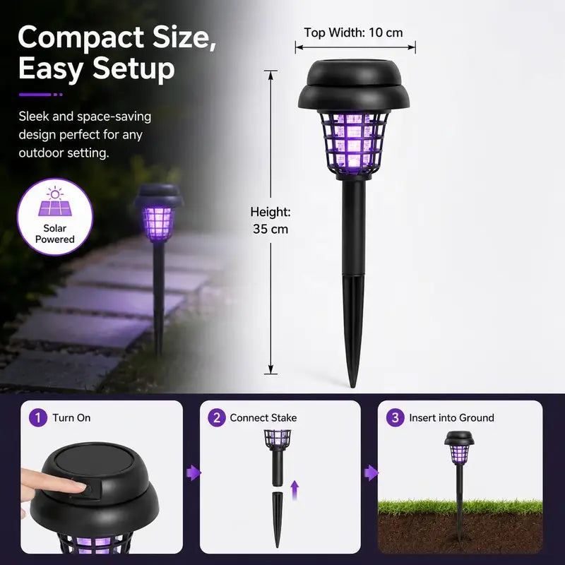 🔥Solar Mosquito Zapper Light