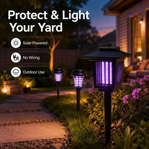 🔥Solar Mosquito Zapper Light