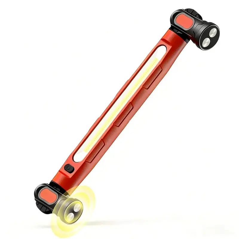 Under Hood Work Light Bar, 3000LM LED Magnetic Light Bar with Hooks, 5200mAh Cordless Rechargeable Hood Light, Single Pack, Ideal for Mechanic, Car Repair & Garage Use