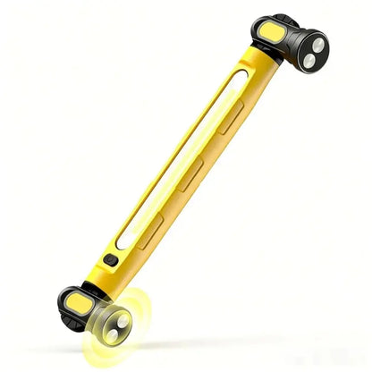 Under Hood Work Light Bar, 3000LM LED Magnetic Light Bar with Hooks, 5200mAh Cordless Rechargeable Hood Light, Single Pack, Ideal for Mechanic, Car Repair & Garage Use